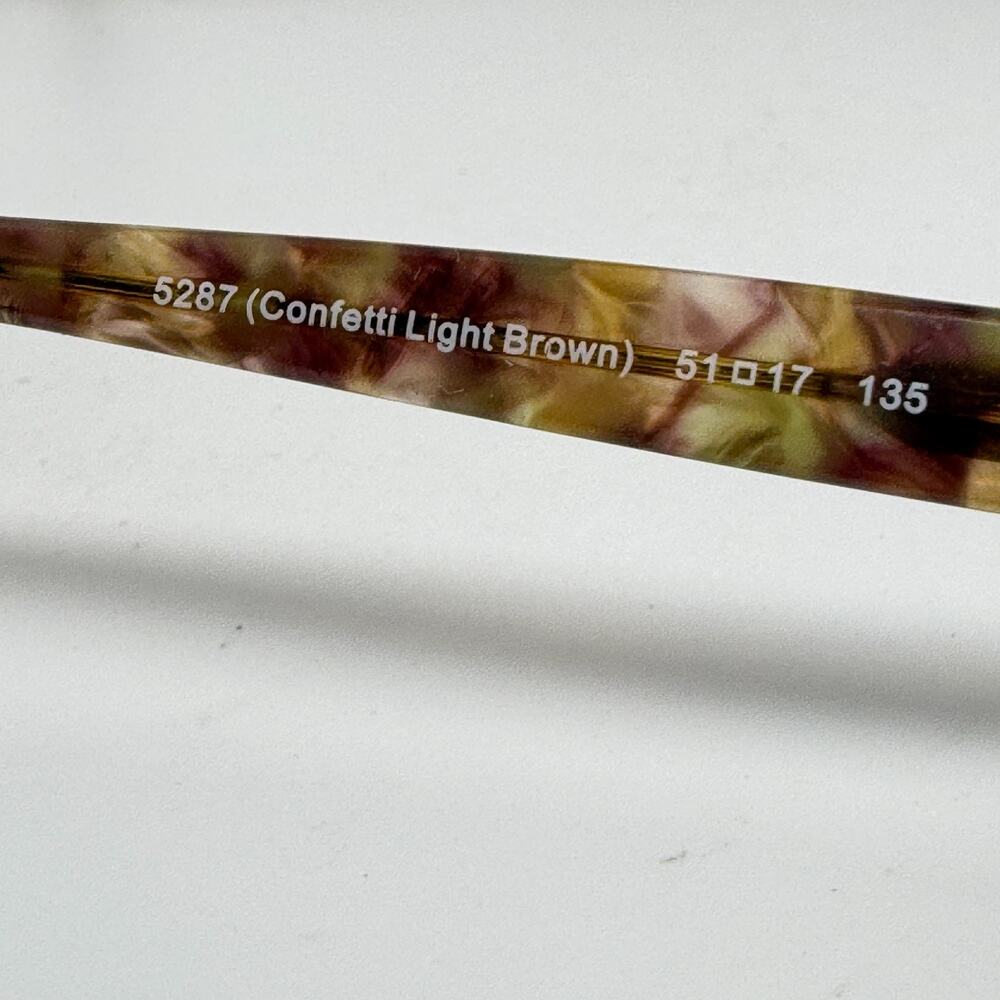Coach HC6065 5287 Eyeglasses Confetti Light Brown 51-17 135‎ H19188 - Picture 5 of 8
